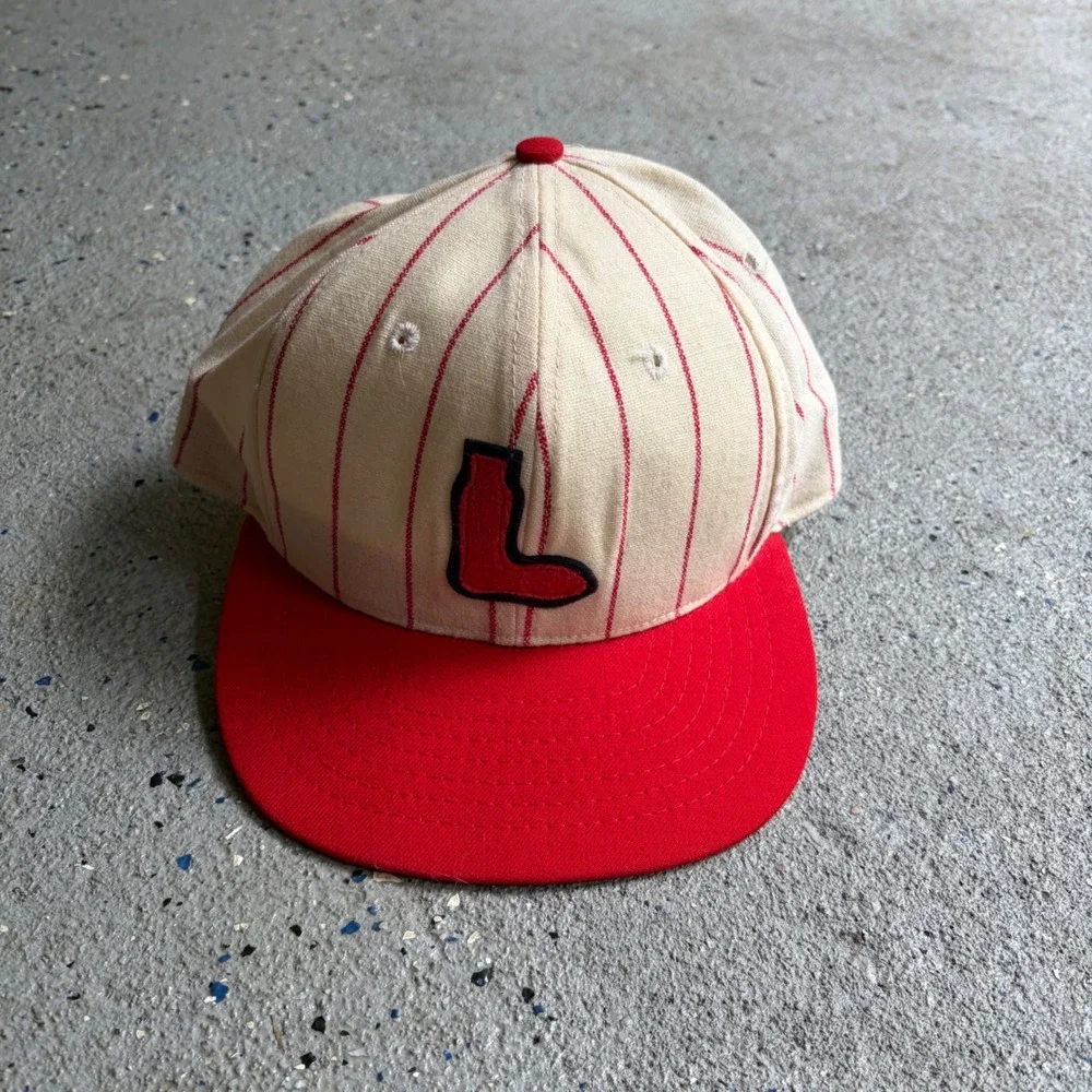 Roman Pro Louisville Colonels Pinstripe Fitted Hat 7 1/8 Cooperstown Collection